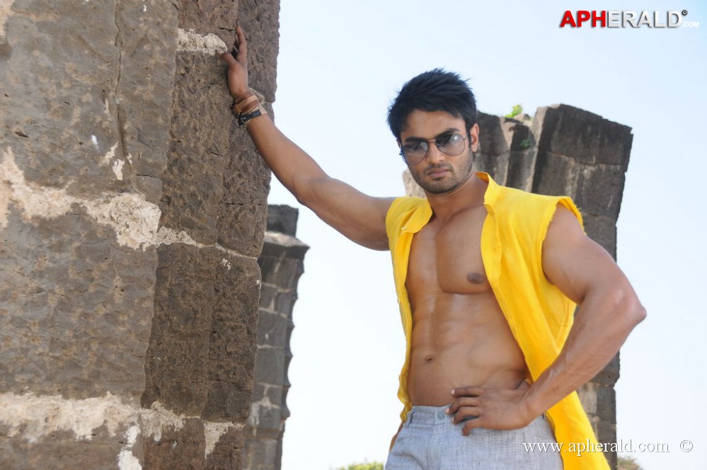 Sudheer Babu Six Pack Stills