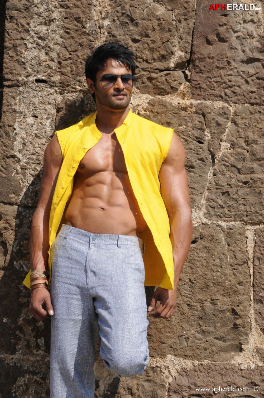 Sudheer Babu Six Pack Stills