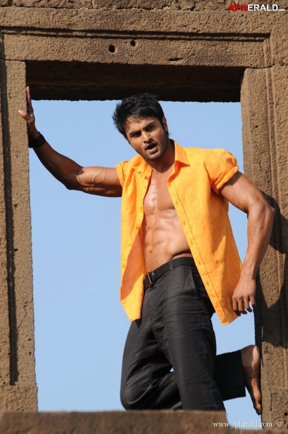 Sudheer Babu Six Pack Stills