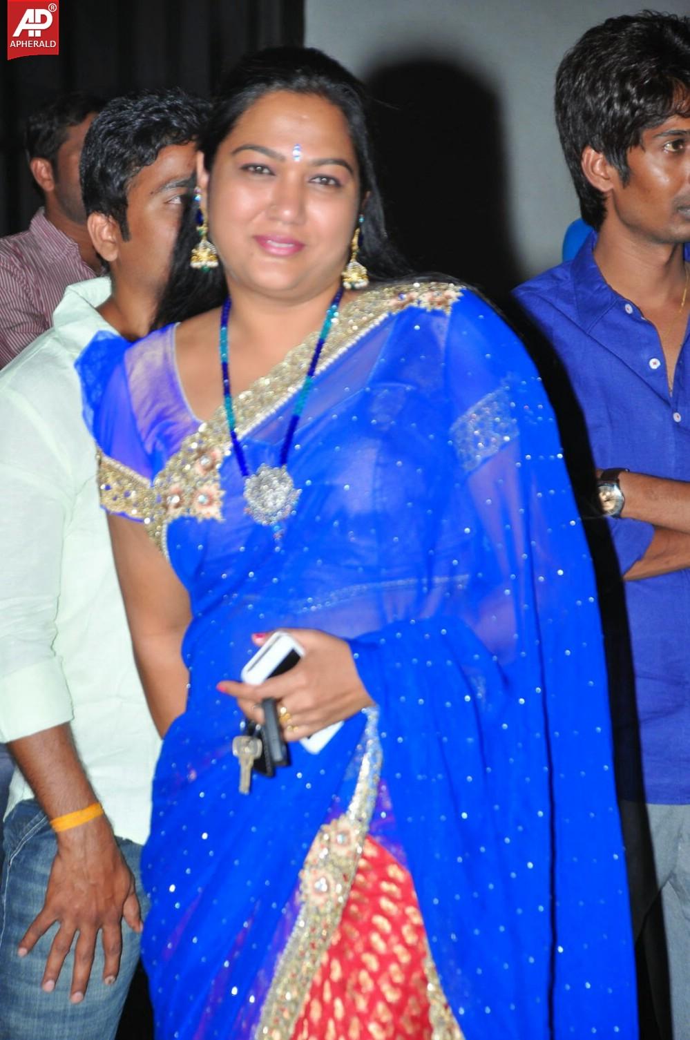 Actress Hema in Blue Saree Images