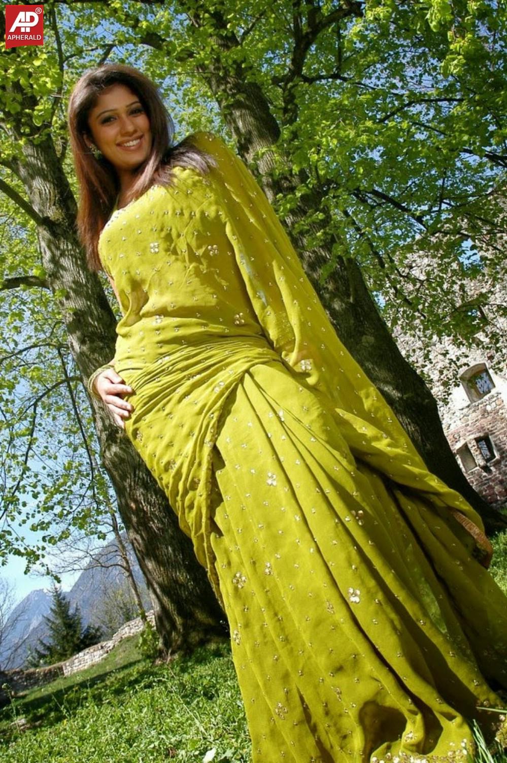 Actress Nayanthara in Saree Pics