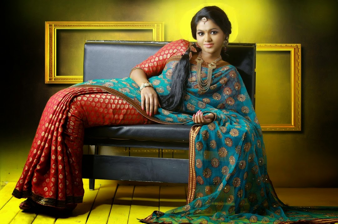 Actress Shalu Traditional looking Stills