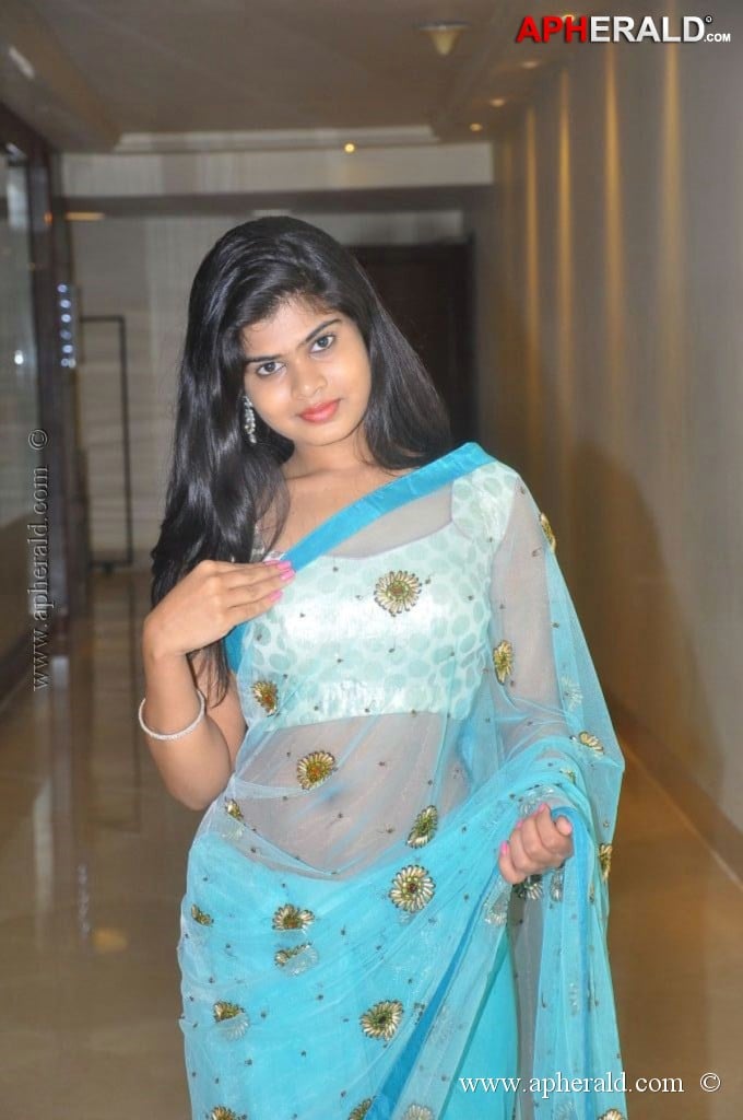 alekhya in saree photos
