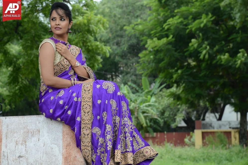 Anasuya Latest Saree Photos