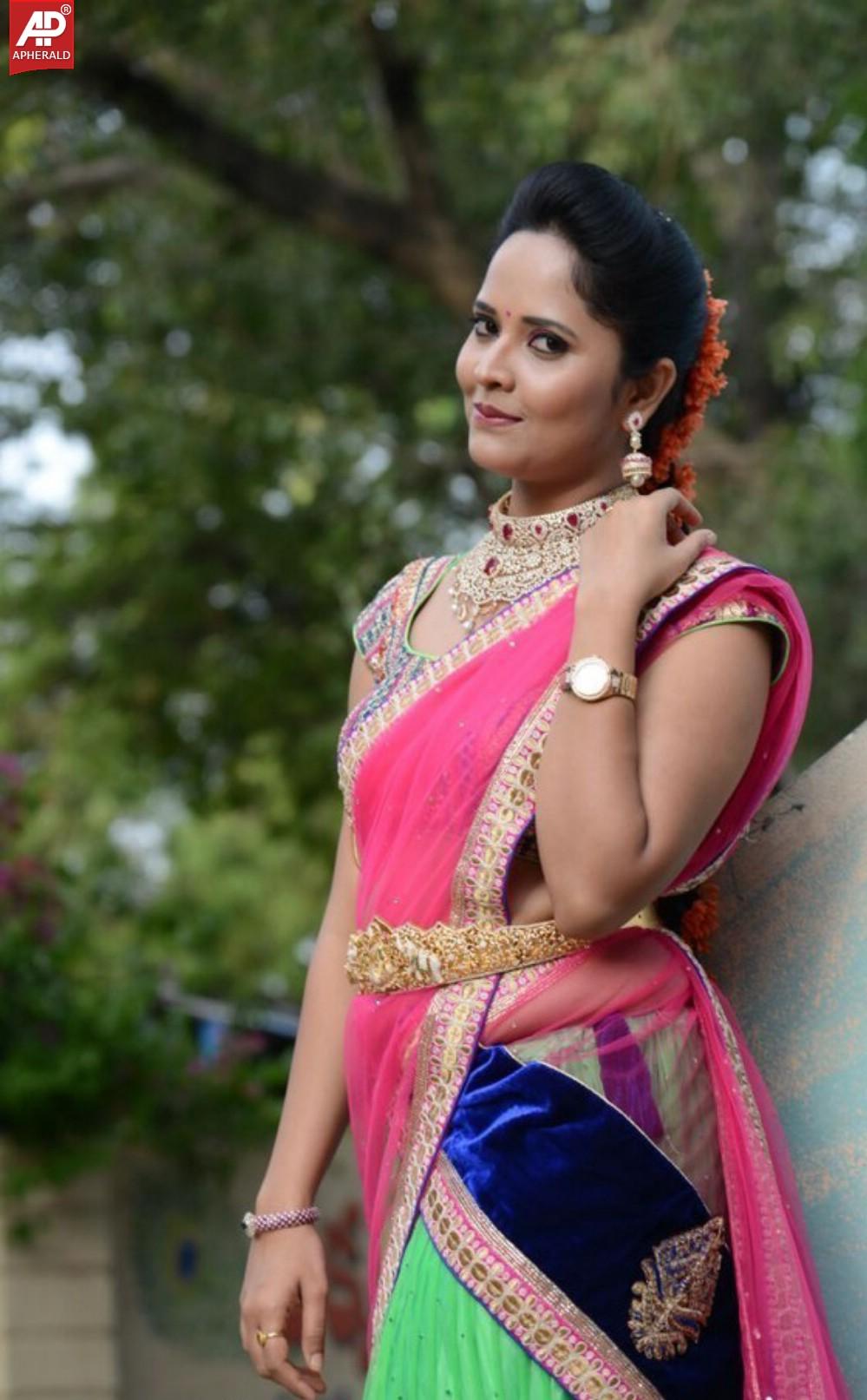 Anasuya Latest Saree Stills