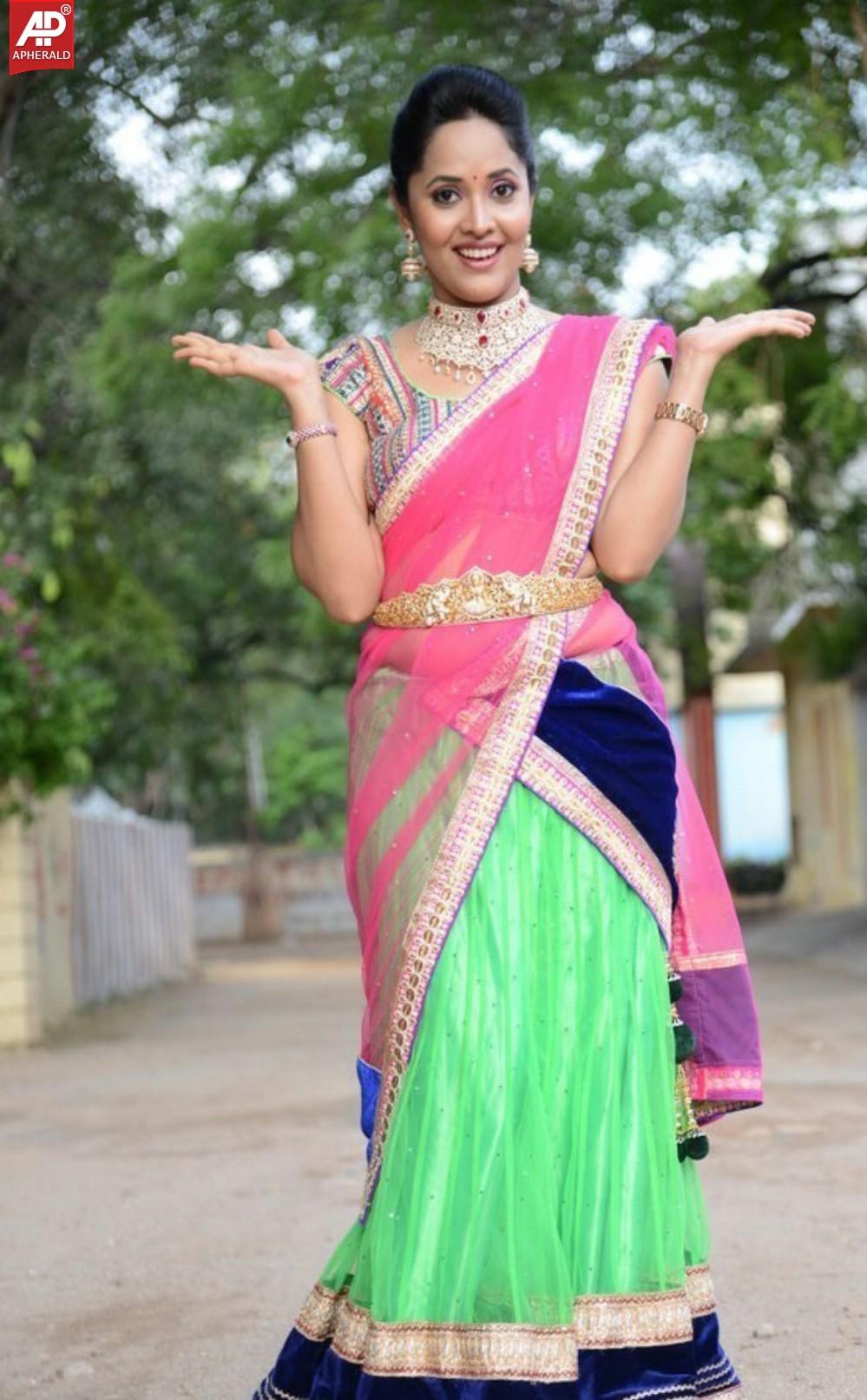 Anasuya Latest Saree Stills