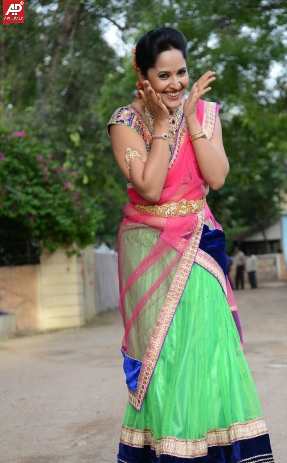 Anasuya Latest Saree Stills