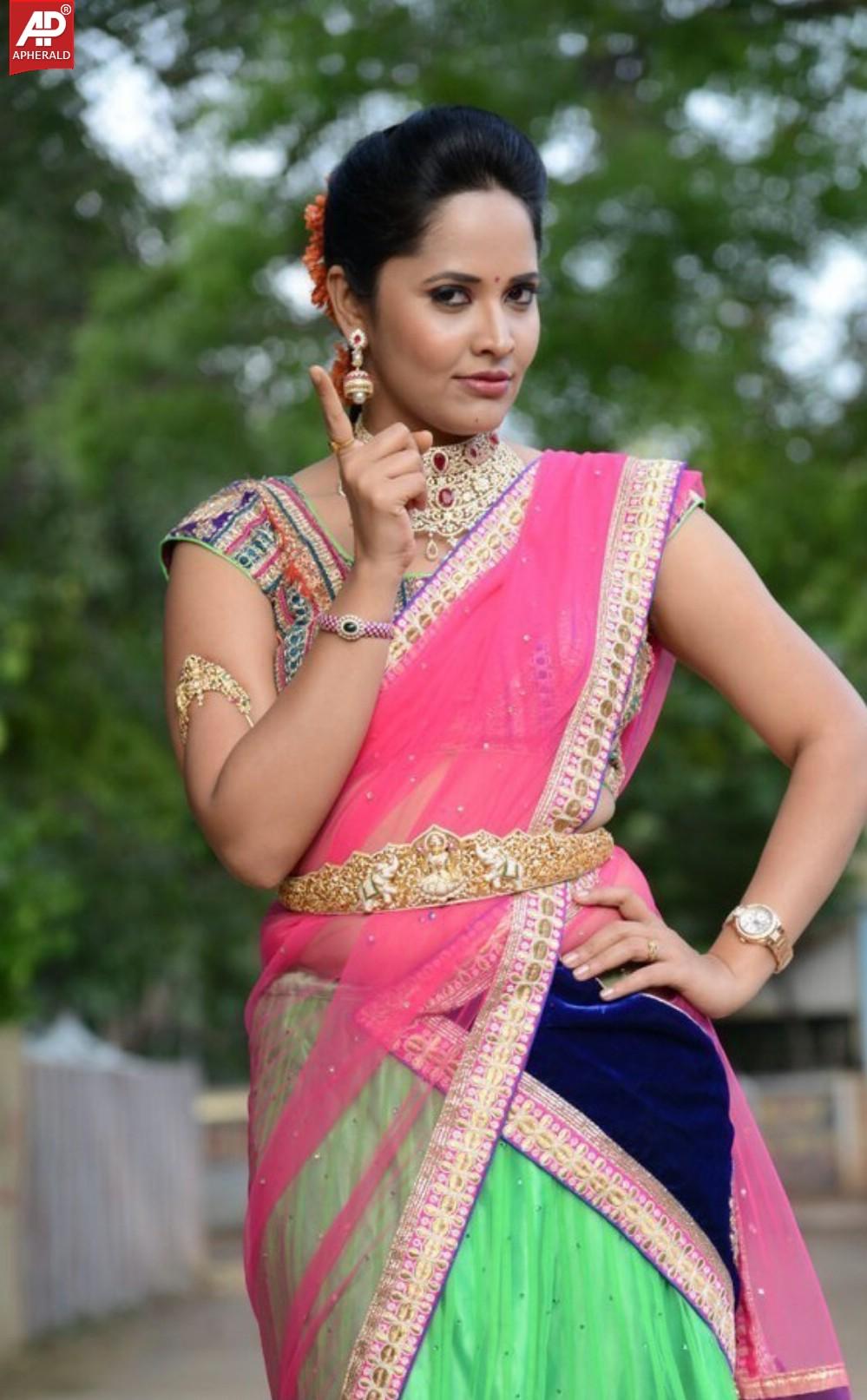 Anasuya Latest Saree Stills
