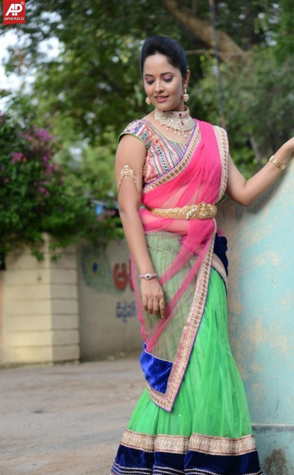 Anasuya Latest Saree Stills