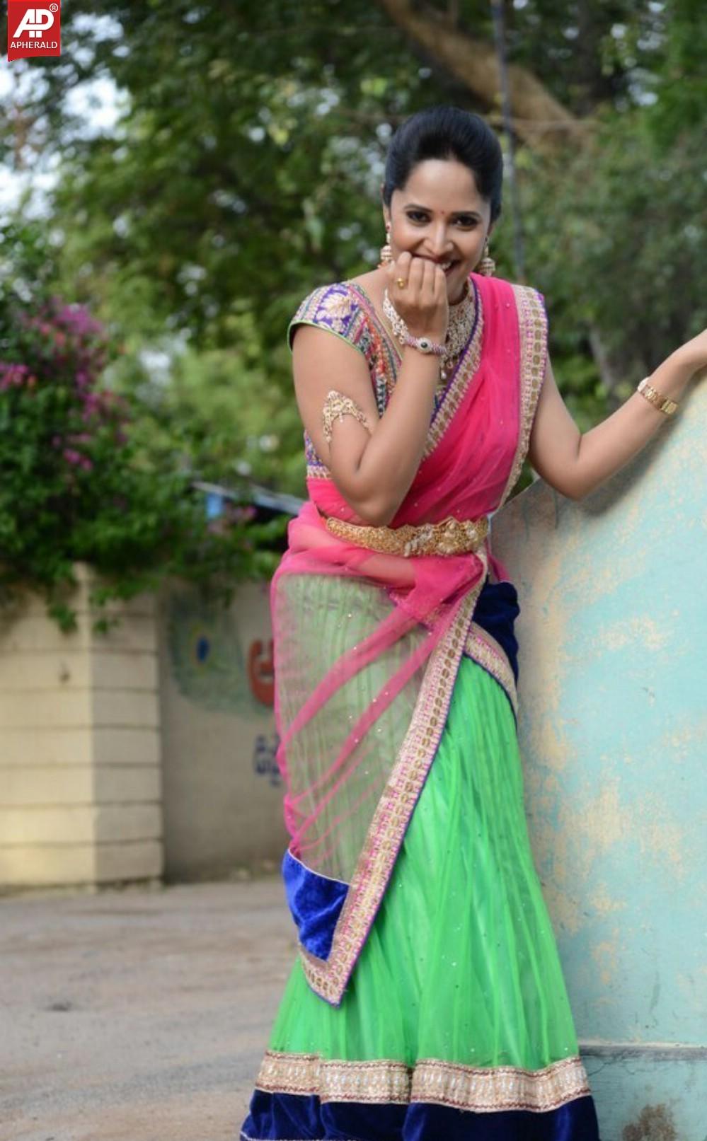 Anasuya Latest Saree Stills
