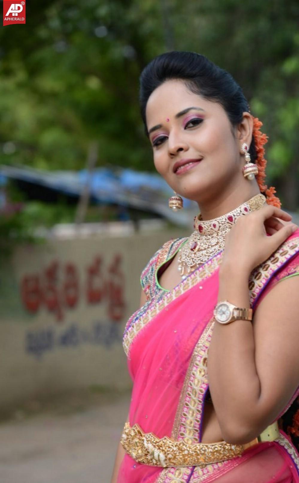Anasuya Latest Saree Stills