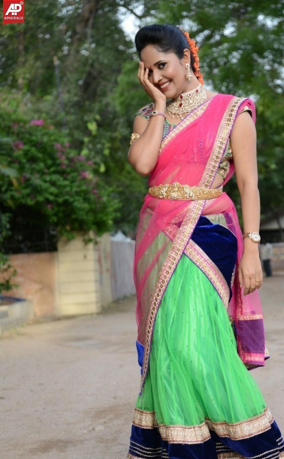 Anasuya Latest Saree Stills