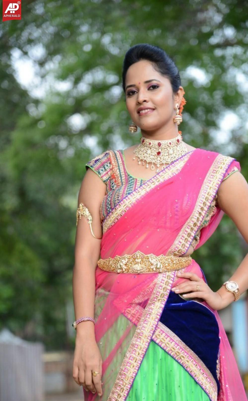 Anasuya Latest Saree Stills