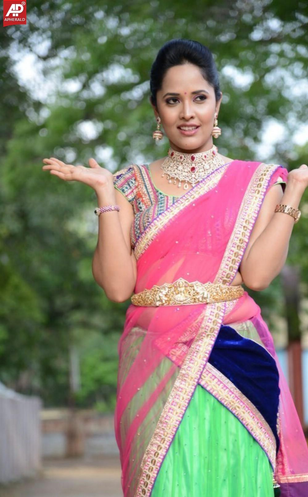 Anasuya Latest Saree Stills