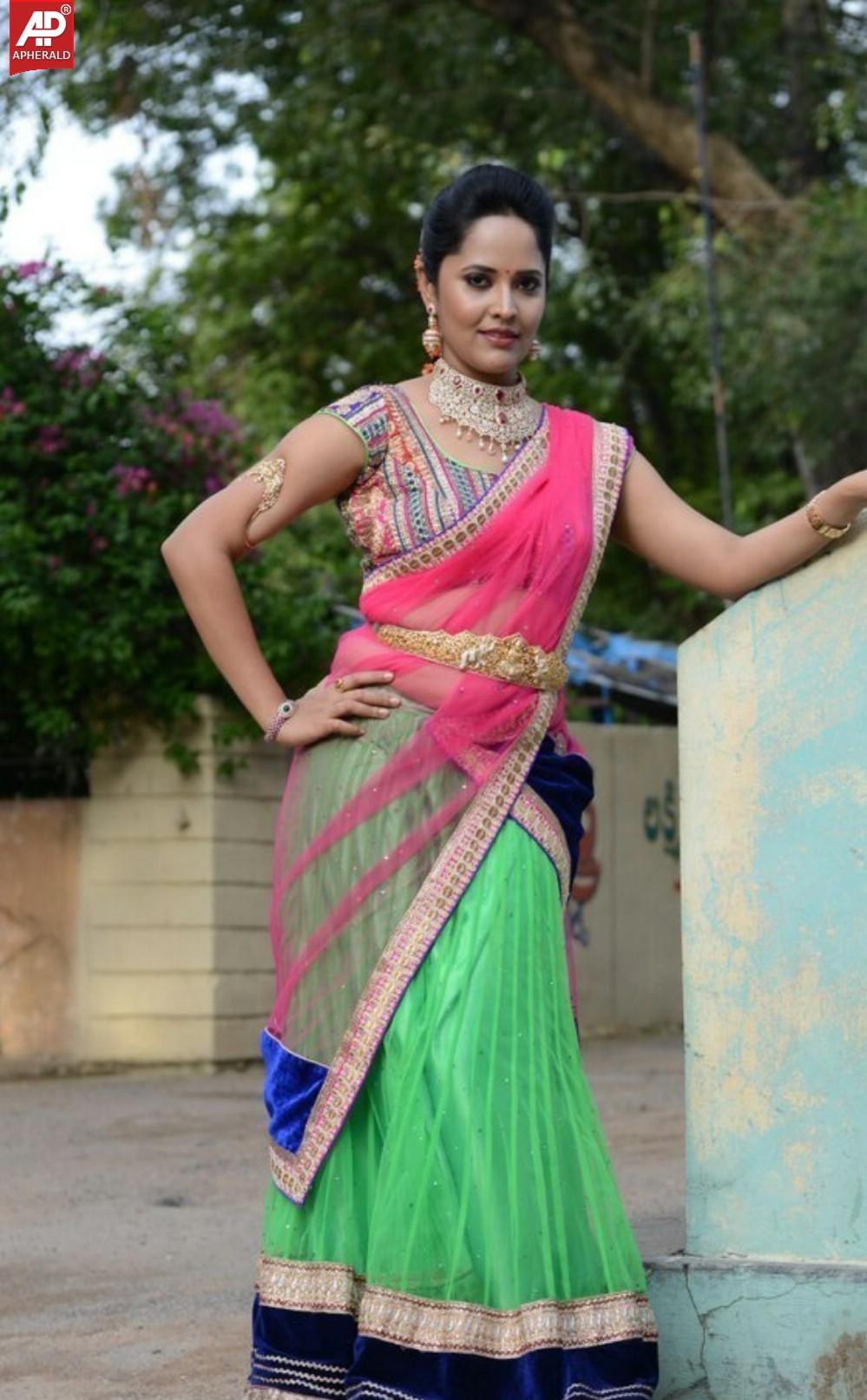 Anasuya Latest Saree Stills