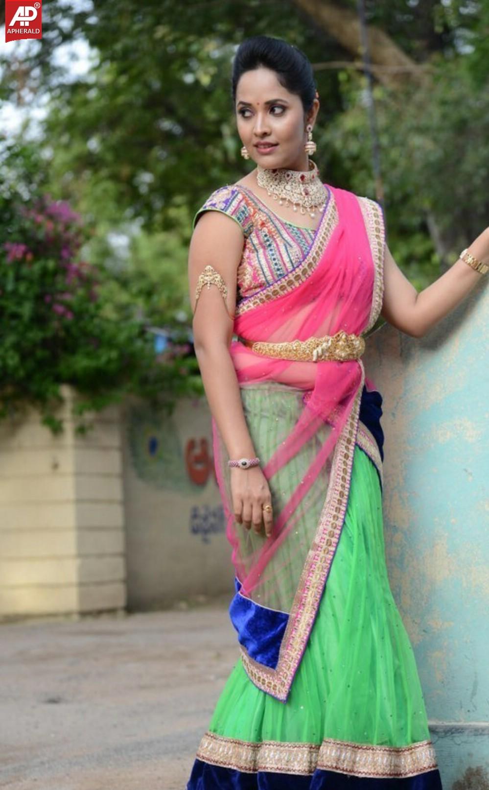 Anasuya Latest Saree Stills