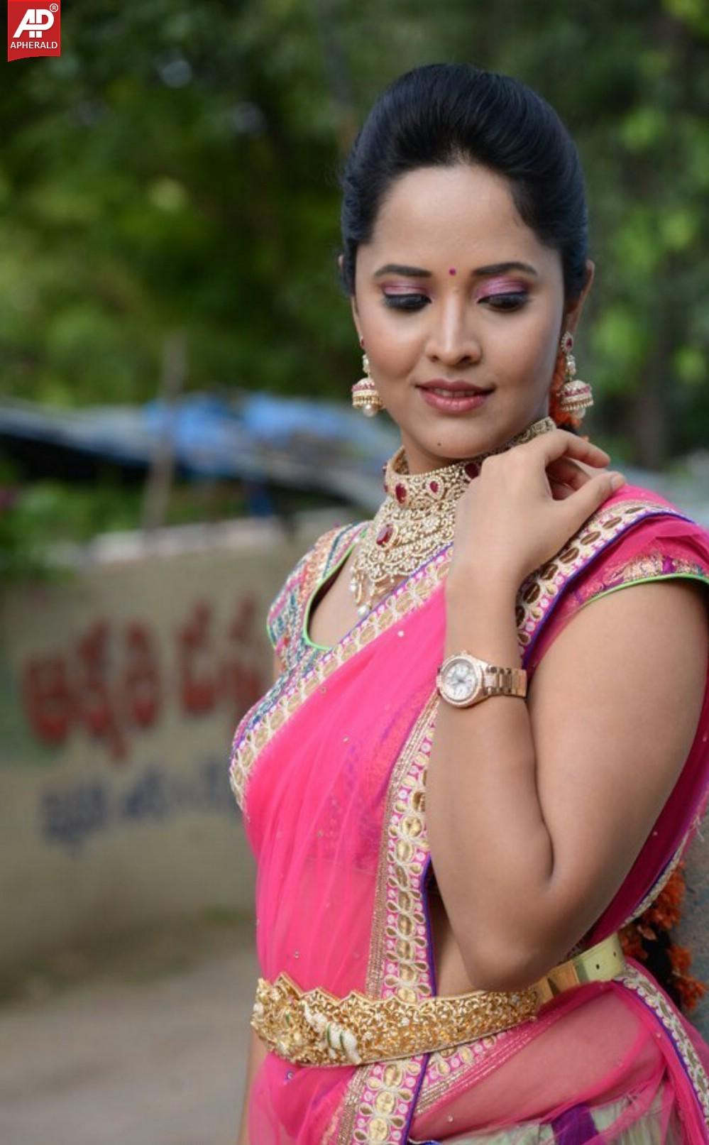 Anasuya Latest Saree Stills