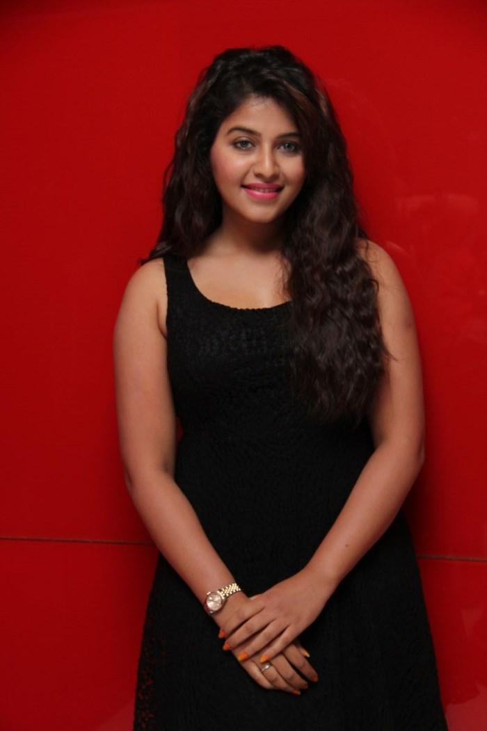 Anjali in Black Dress Stills