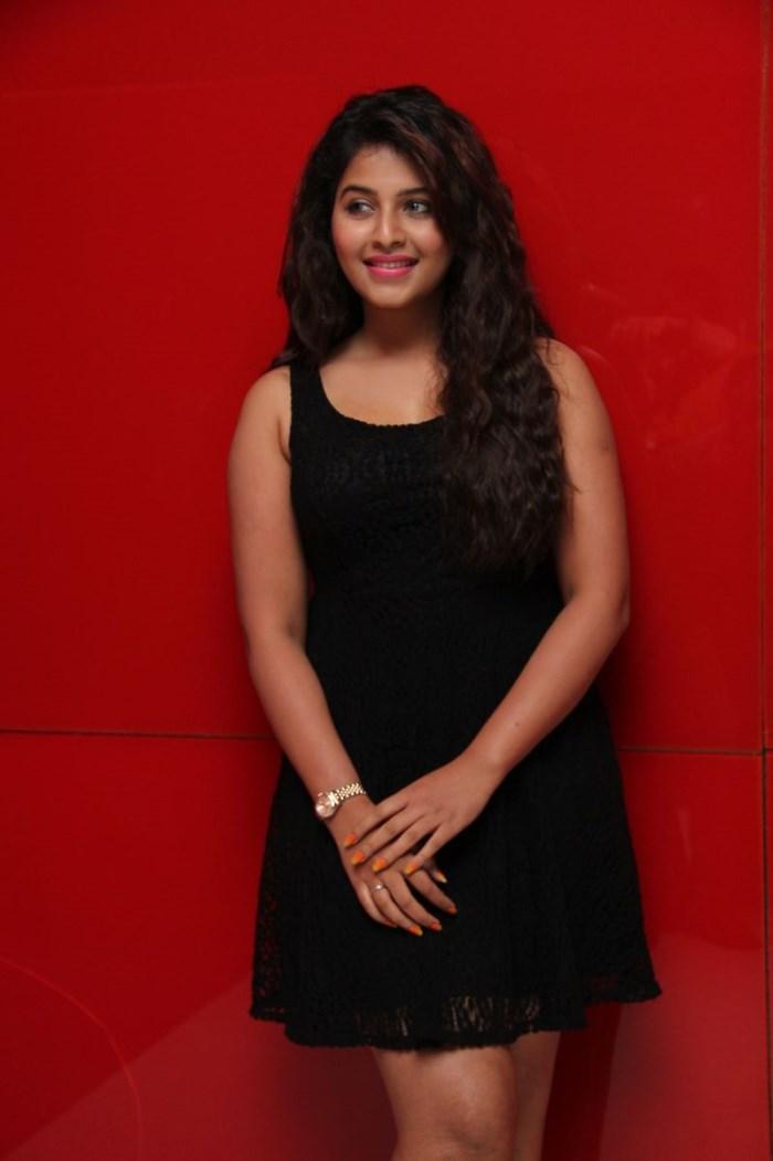 Anjali in Black Dress Stills