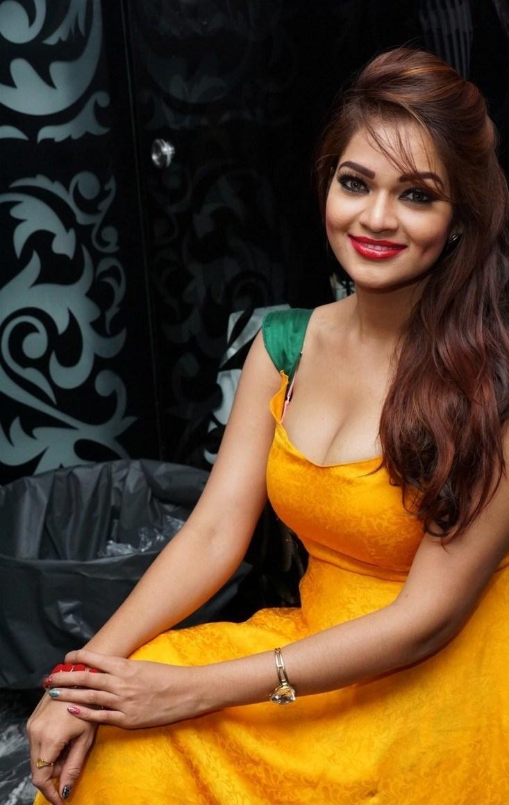 Ashwini Yellow Color Dress Latest Stills