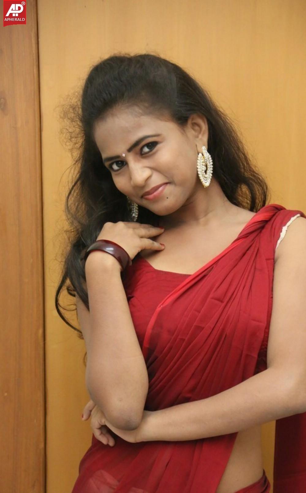 Chaitra Half Saree Stills