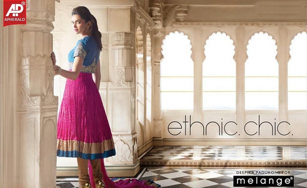 Deepika Padukone PhotoShoot for Ethnic Wear Brand Stills