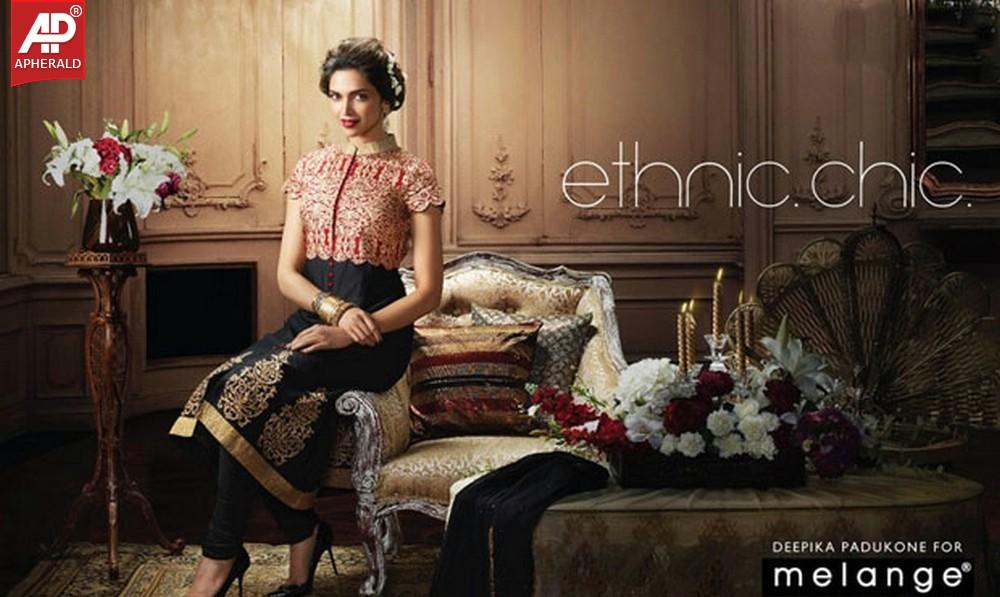 Deepika Padukone PhotoShoot for Ethnic Wear Brand Stills