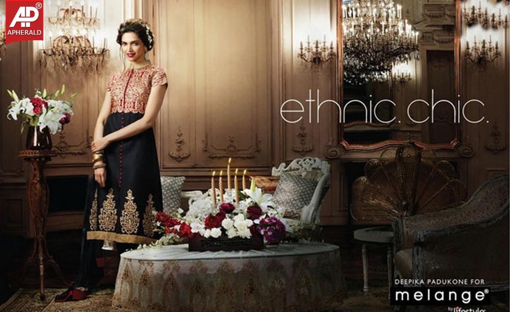 Deepika Padukone PhotoShoot for Ethnic Wear Brand Stills