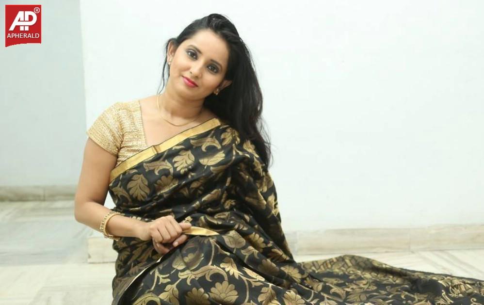 Ishika Singh Latest Stills in Black Saree