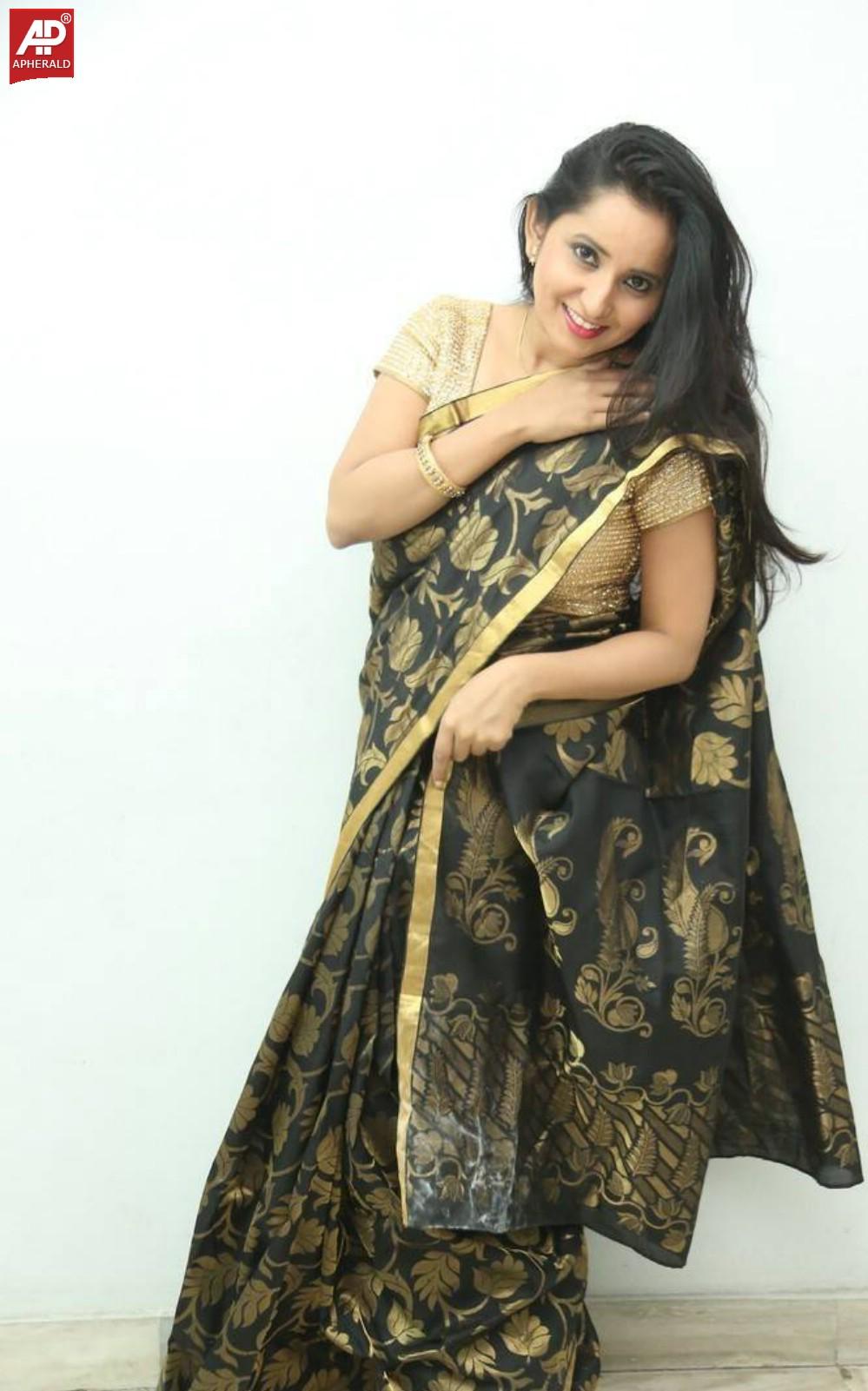 Ishika Singh Latest Stills in Black Saree