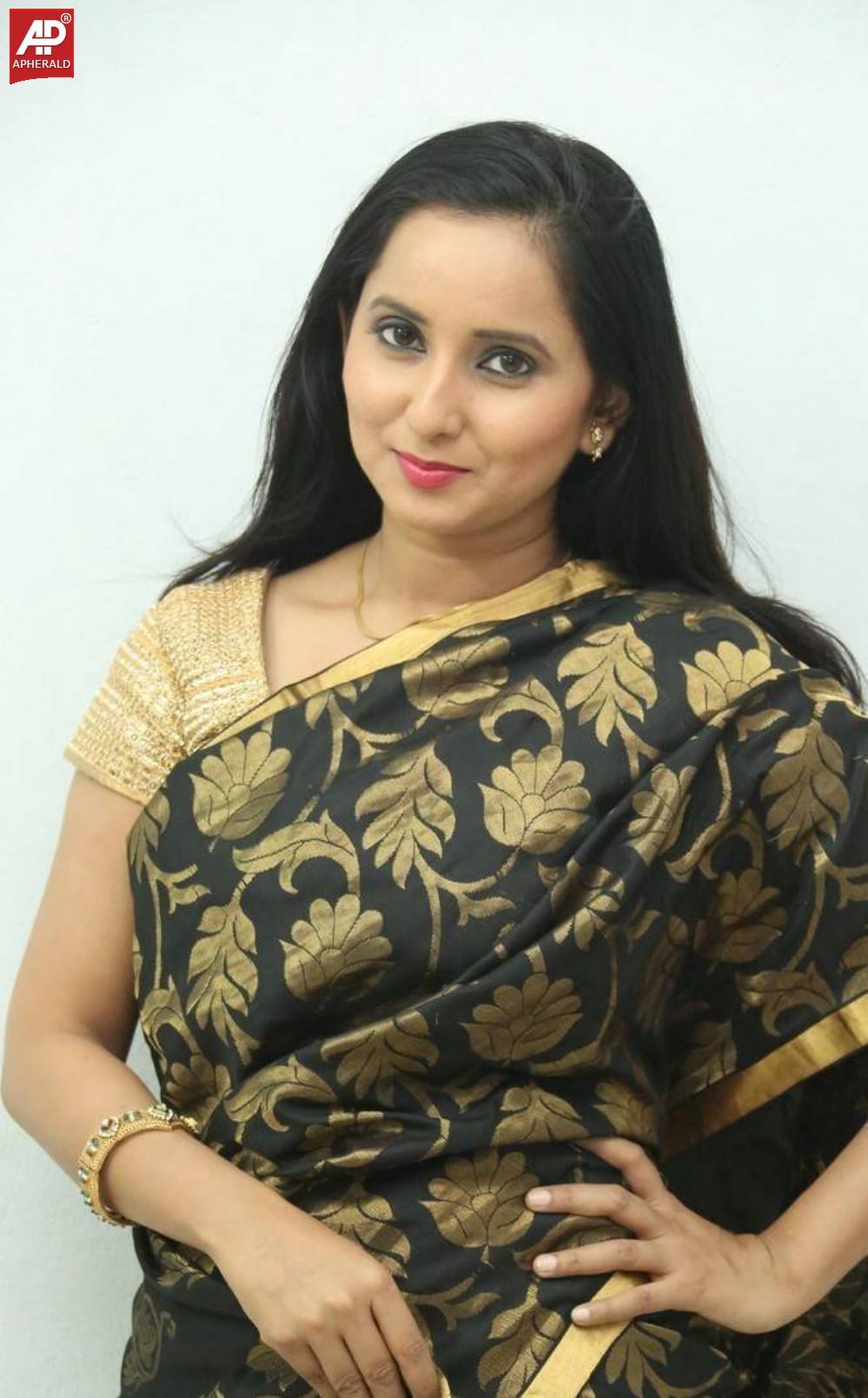 Ishika Singh Latest Stills in Black Saree