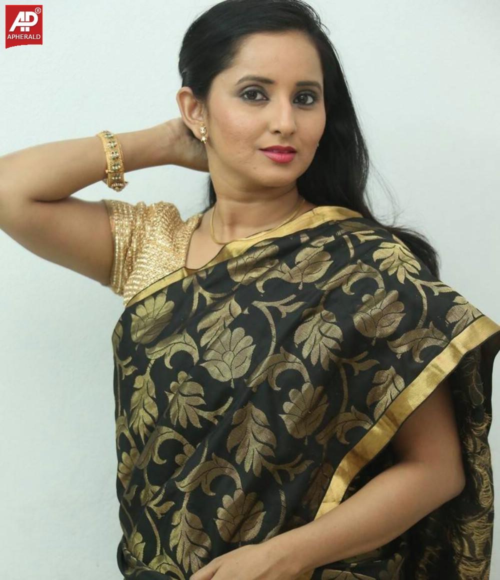 Ishika Singh Latest Stills in Black Saree