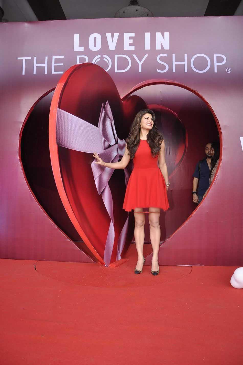 Jacqueline Fernandez in Red Dress Stills