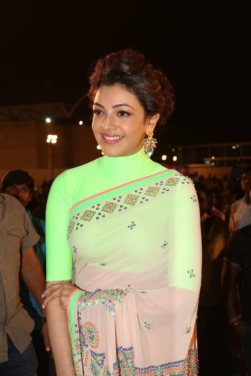 Kajal Rajgor Kajal Aggarwal Stills At TSR Grandson Rajiv Marriage