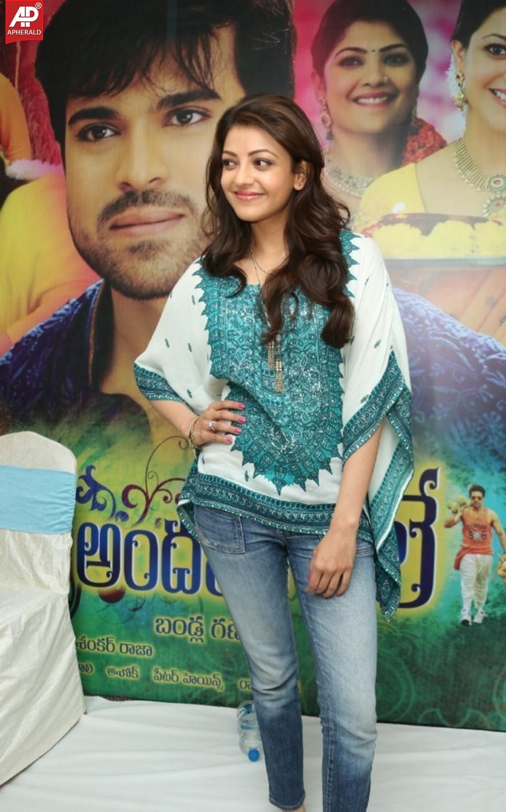 Kajal at GAV Success Meet Photos