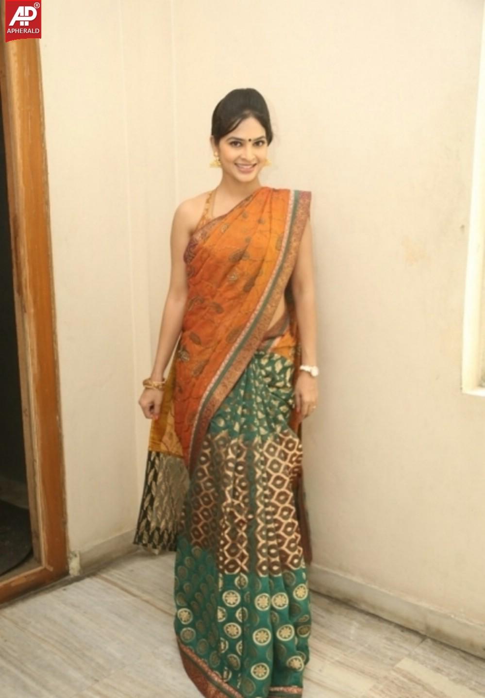 Madhumitha Halfsaree Photos