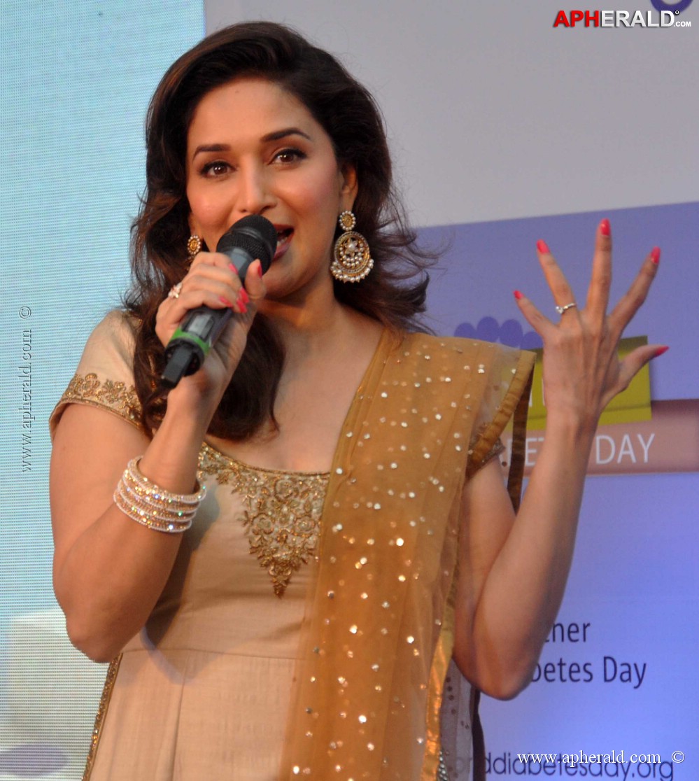 Madhuri Dixit Launch Diabetes Campaign