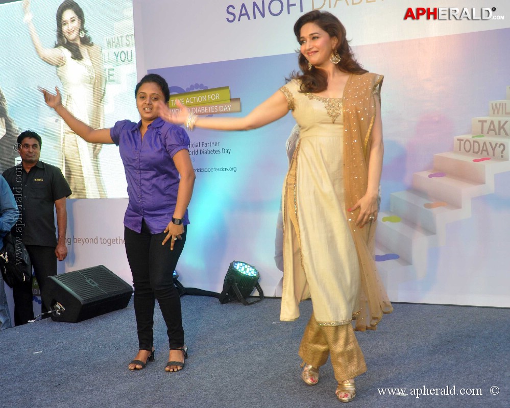 Madhuri Dixit Launch Diabetes Campaign