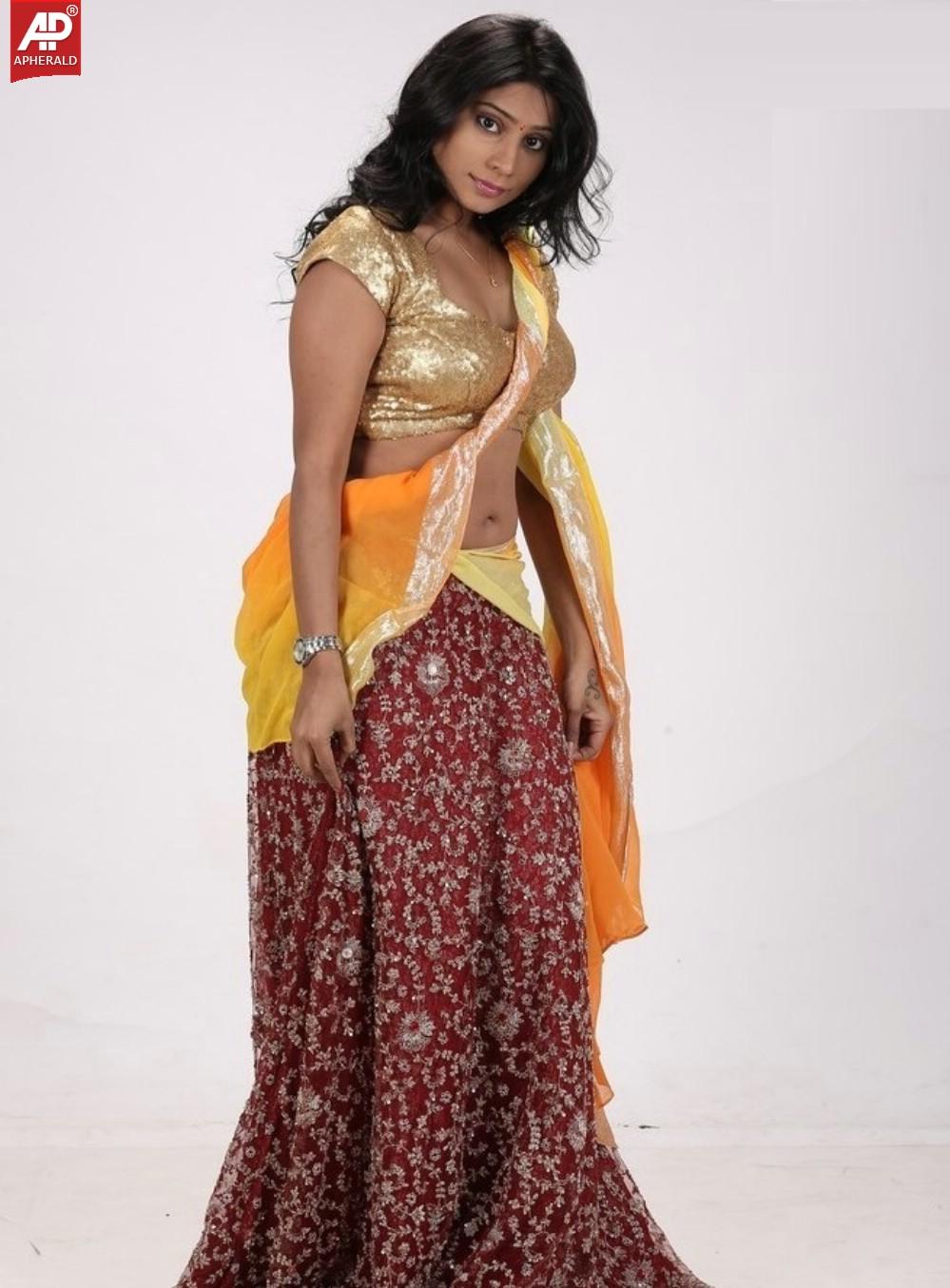 Midhuna Latest Halfsaree Stills