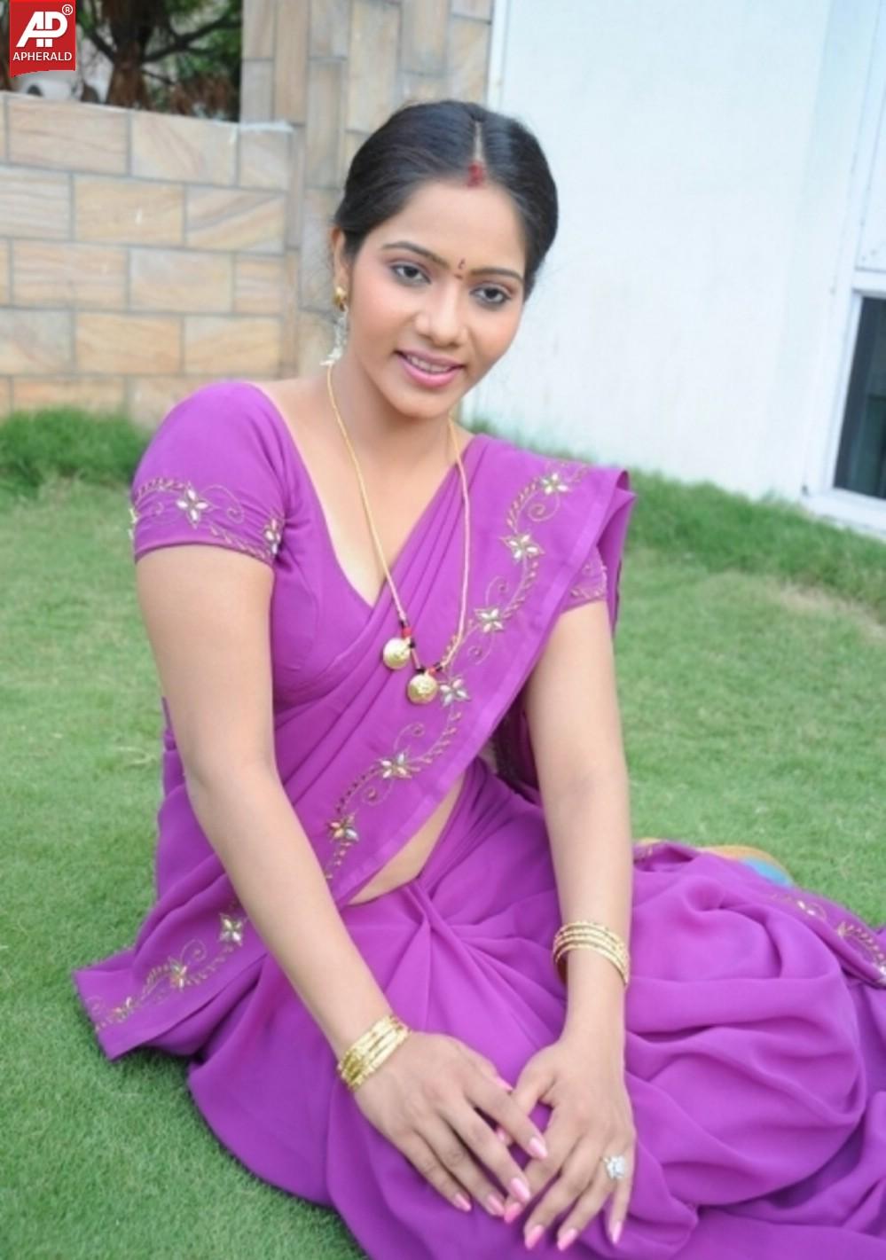 Mithra Latest Photos in saree