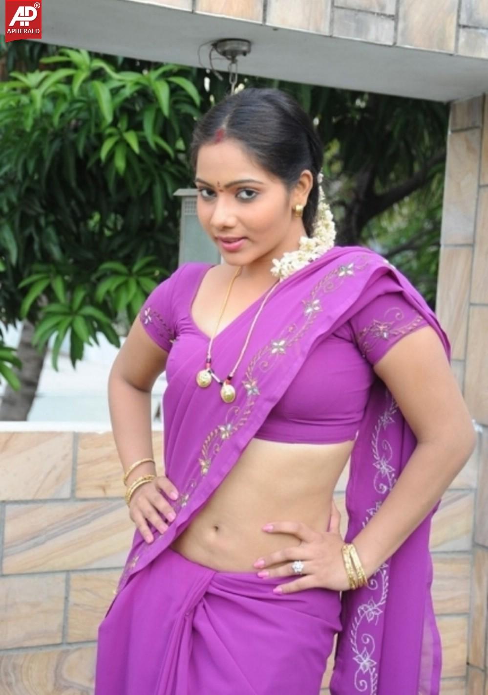 Mithra Latest Photos in saree