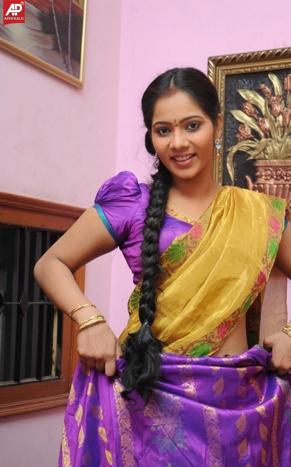 Mithraw Latest Half Saree Stills