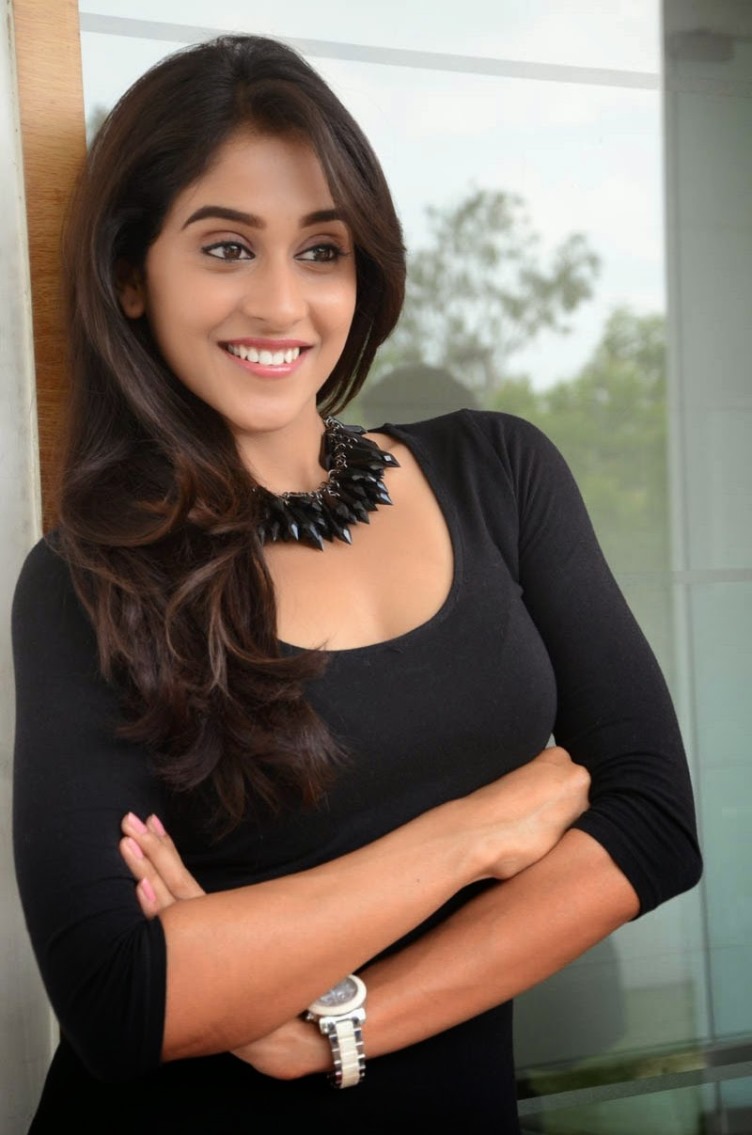 Regina Cassandra in Black Dress