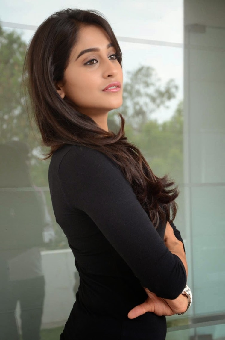 Regina Cassandra in Black Dress