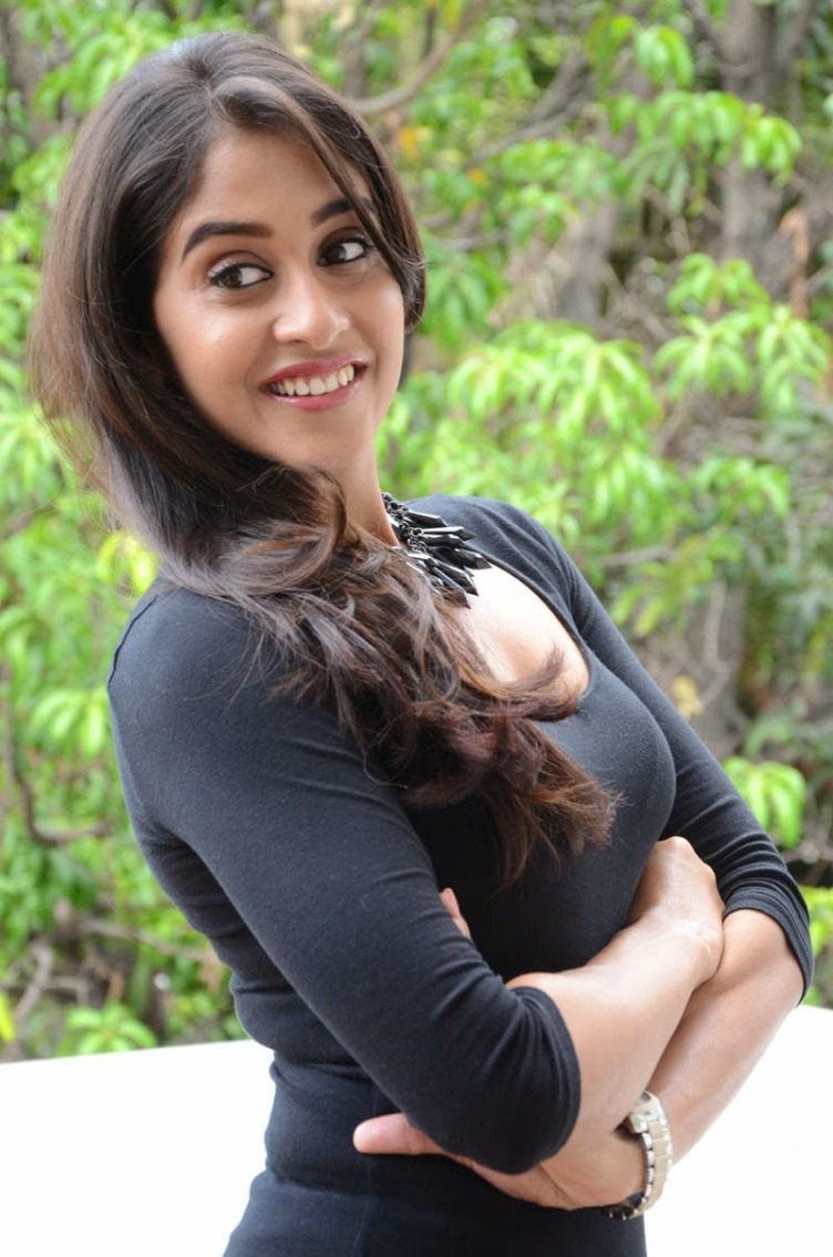 Regina Cassandra in Black Dress