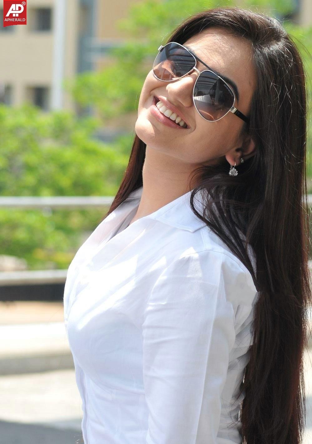 Reshma Photos in White Dress