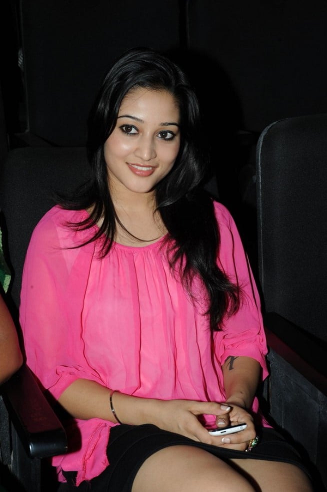 Ritu Barmecha in Pink Dress