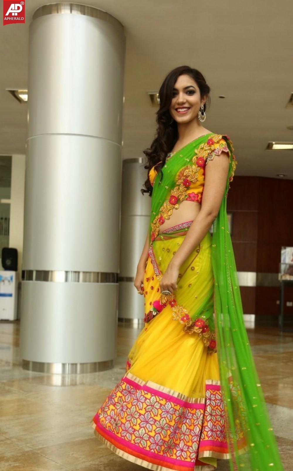 Ritu Varma Cute Stills Half Saree