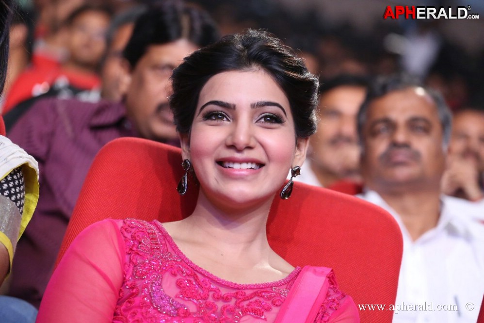 Samantha at Autonagar Surya Audio Function