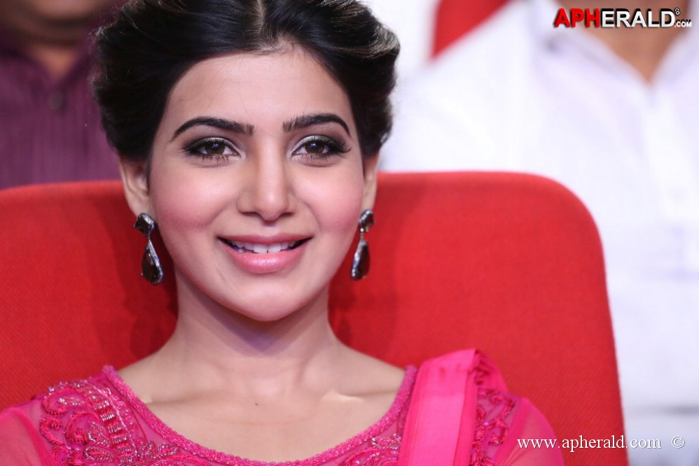Samantha at Autonagar Surya Audio Function